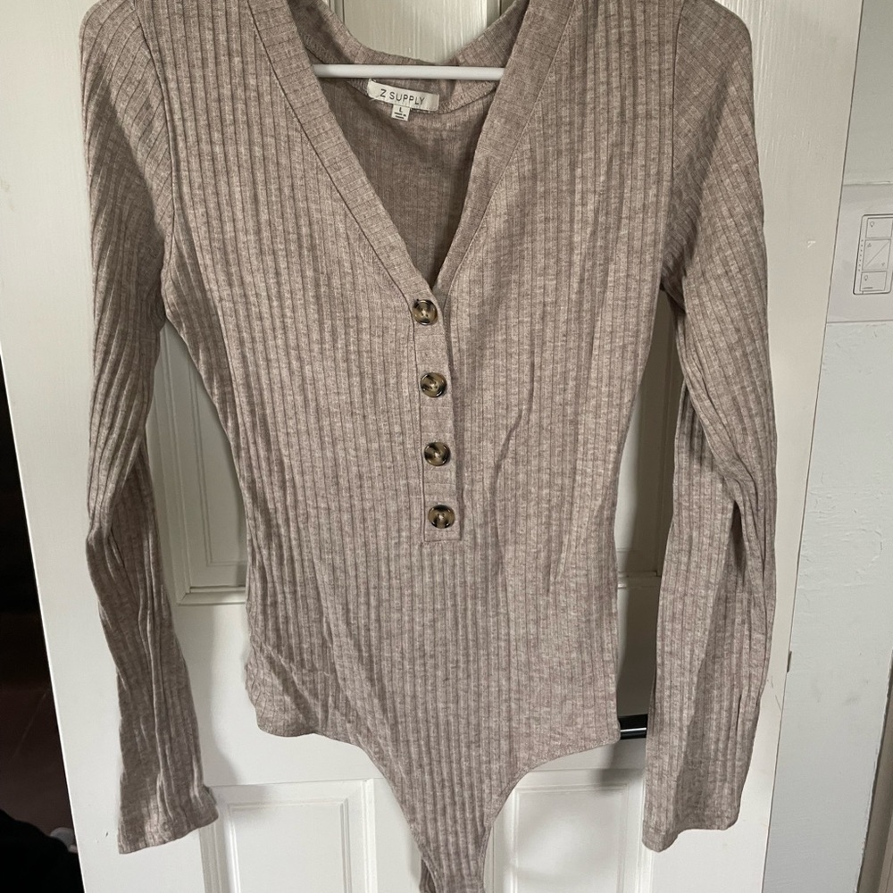 Z Supply Ribbed Bodysuit